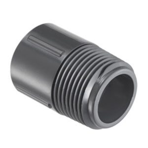 Male Adapter - Reducing - Gray