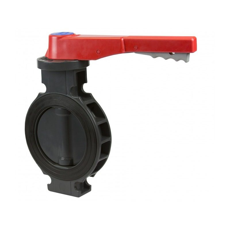 Wafer Butterfly Valves (Lever Handle) PVC-SCH-80 | Zigma