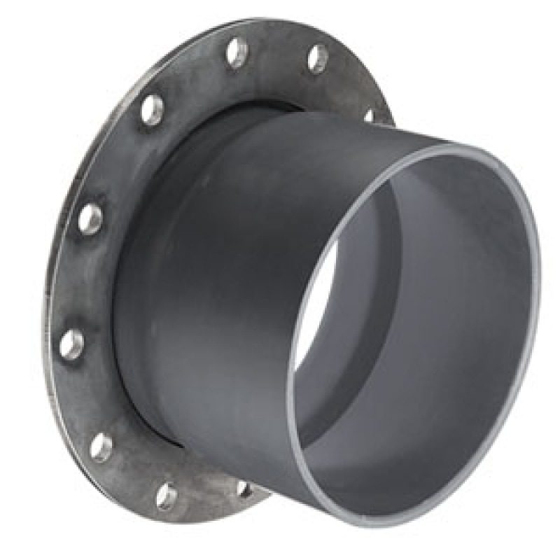 Pipe Flange: Flange Van Stone Style with Steel Ring PVC-SCH-80 Socket