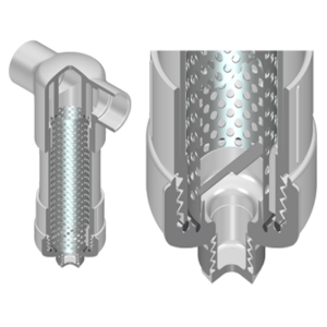In-line Tee Style Filters and Reverse In‑line Tee Style Filters
