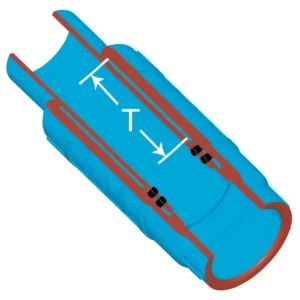 EverTUFF® TURF™ PVC Repair Coupling - Short, Spigot x Socket
