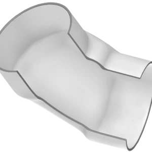 PVC Low Head PIP Fabricated 60° Elbow
