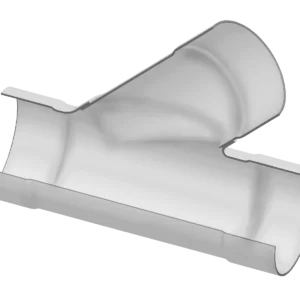 PVC Low Head PIP Fabricated Wye