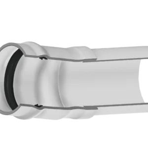 PVC 80, 100 & 125 PSI PIP Fabricated 11-1/4° Elbow (Gasket x Spigot)