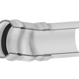 PVC 80, 100 & 125 PSI PIP Fabricated 15° Elbow (Gasket x Spigot)