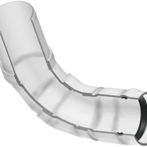 PVC 80, 100 & 125 PSI PIP Fabricated 90° Elbow (Gasket x Spigot)