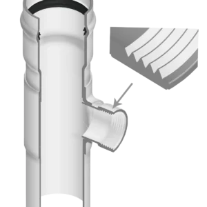 Reinforced Tee (Gasket x Spigot x Fipt)