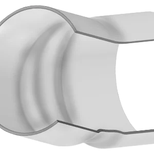 PVC Class 63, 100, 125, 160 & 200 IPS Fabricated 22-1/2° Elbow (Socket x Socket)