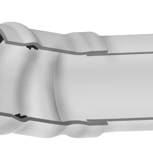 PVC Class 100, 125, 160 & 200 IPS Fabricated 22-1/2° Elbow (Gasket x Spigot)