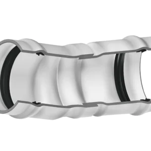 PVC 80, 100 & 125 PSI PIP Fabricated 15° Elbow (Gasket x Gasket)