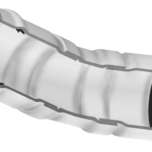 PVC 80, 100 & 125 PSI PIP Fabricated 22-1/2° Elbow (Gasket x Gasket)