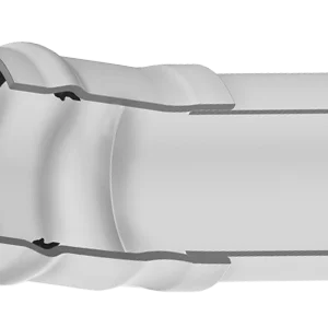 PVC Class 100, 125, 160 & 200 IPS Fabricated 15° Elbow (Gasket x Spigot)